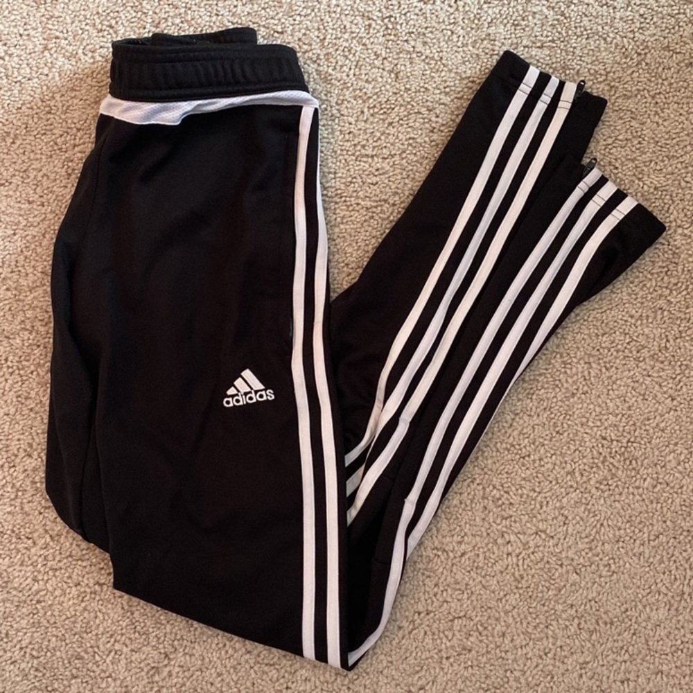 Women’s Adidas 3-Stripes Black Joggers